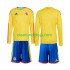 Camisola Colômbia Criança Equipamento Primeiro Copa do Mundo 2026 Manga Comprida